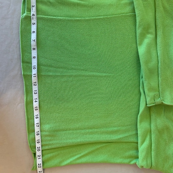 Women's Coldwater Creek Bright Green Long Sleeve Sweater Tee | Size‎ XL - Picture 6 of 10